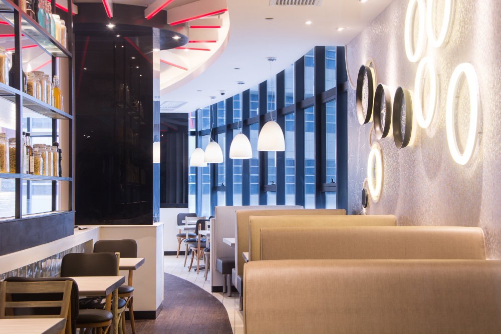 Turnkey Interior Design for Restaurants and Cafés