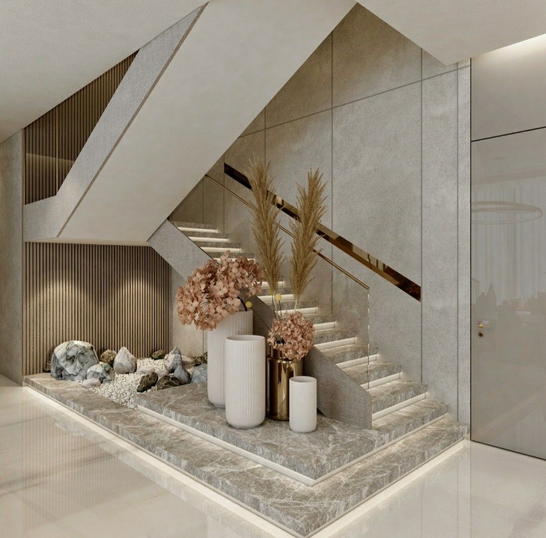 Top 5 Staircase Decorating Ideas for Modern and Luxury Villas